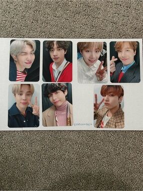 BTS Official Map of the Soul Lightstick ARMY Ver. SE photo card set